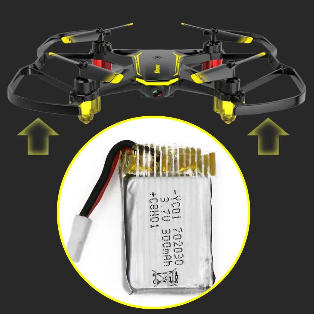 Аккумуляторная батарея 3 7 V 300 mAh с низким импедансом для GW66 да как изображение Drone
