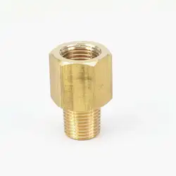 1/8 BSPT Мужской x 1/8 "NPT Женский латунный Соединительный соединитель для манометра воздуха газа топлива воды давления 229 PSI