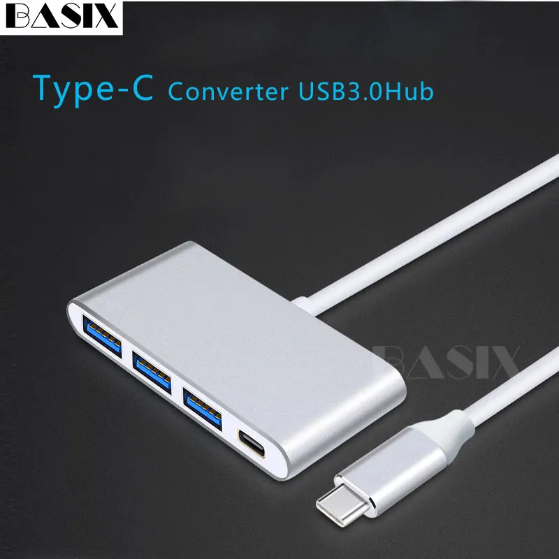 Basix USB C концентратора Тип концентратор 3 0 сплиттер зарядки Мощность Подключение