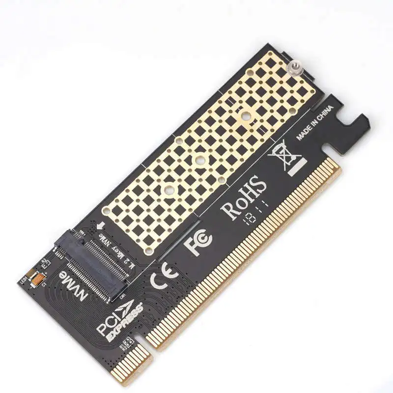 M.2 Накопитель Ssd с протоколом NVME Ngff к PCI Express 3,0X16X4 адаптер M ключ Интерфейс карты расширения полный держатель для спидометра 2230 до 2280 Ssd