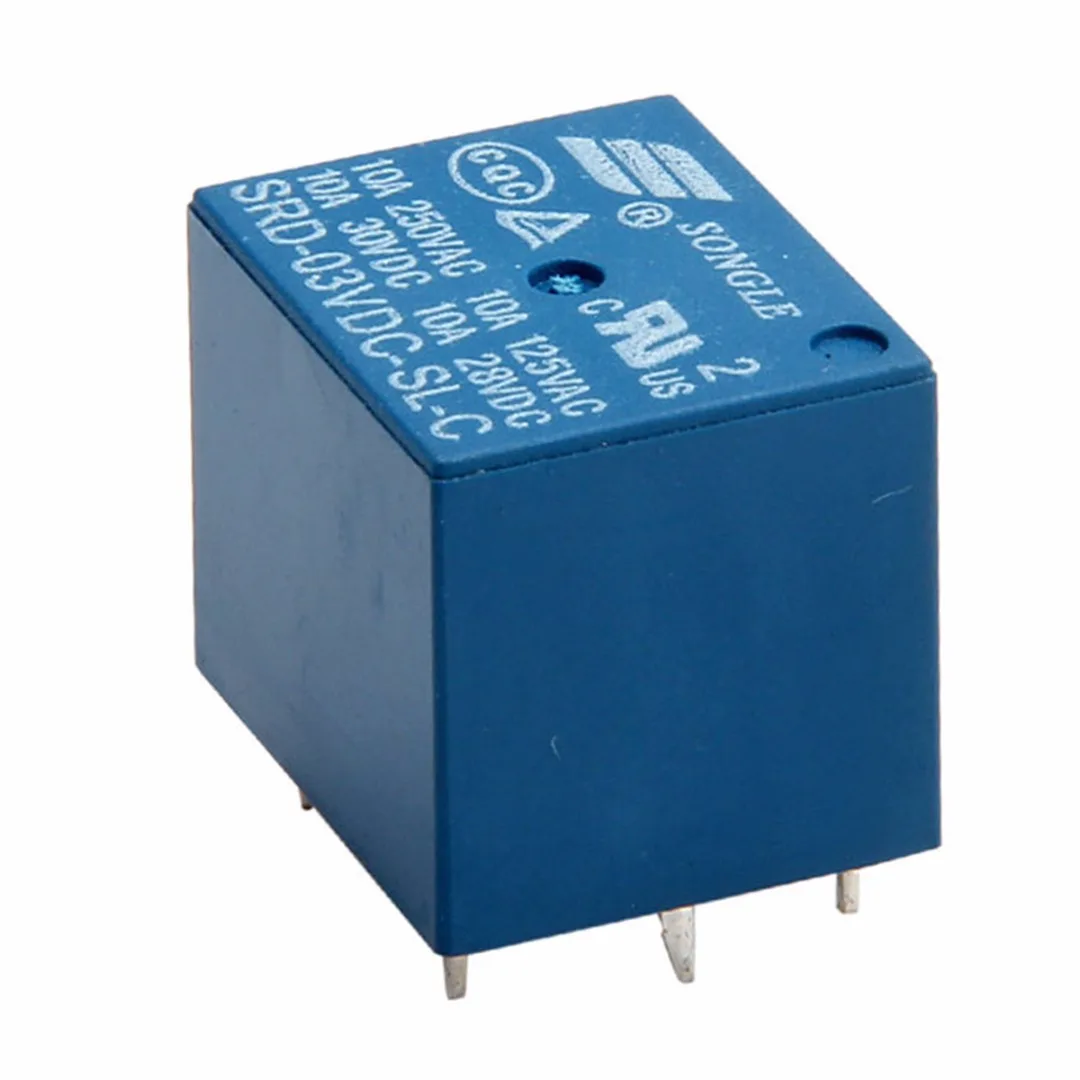 2/5/10 шт Мини реле 3 В постоянного тока 10 А высокотоковые силовые SRD 3VDC SL C PCB типа Relay5