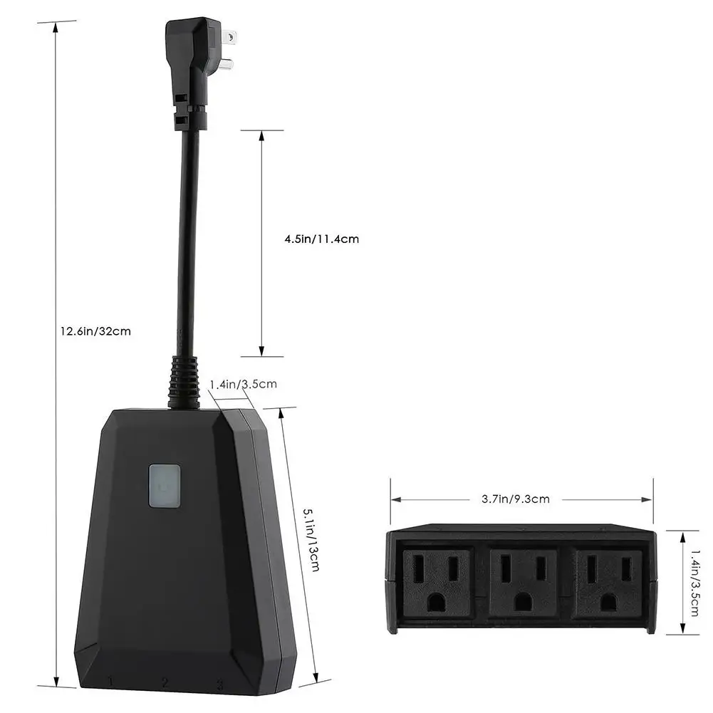 EastVita умная розетка IP44 водостойкая наружная Вилка питания Wifi переключатель