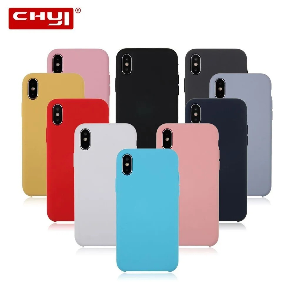 CHYI для iphone 6 S плюс 7 8 Чехол чехол Мода противоударный Мягкий ТПУ силиконовый