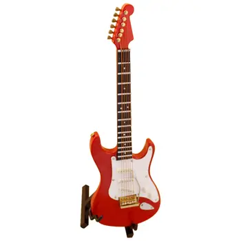 

1/6 Scale BJD Dolls Miniature Wood Beth Doll House Handmade Cute Musical Instruments Guitar