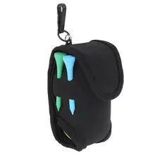 Новая мяч для мини-гольфа держатель поясная сумка с крюком дайвинг ткань эластичный чехол+ 2 мяча+ 4 тройника Гольф аксессуары Golfe