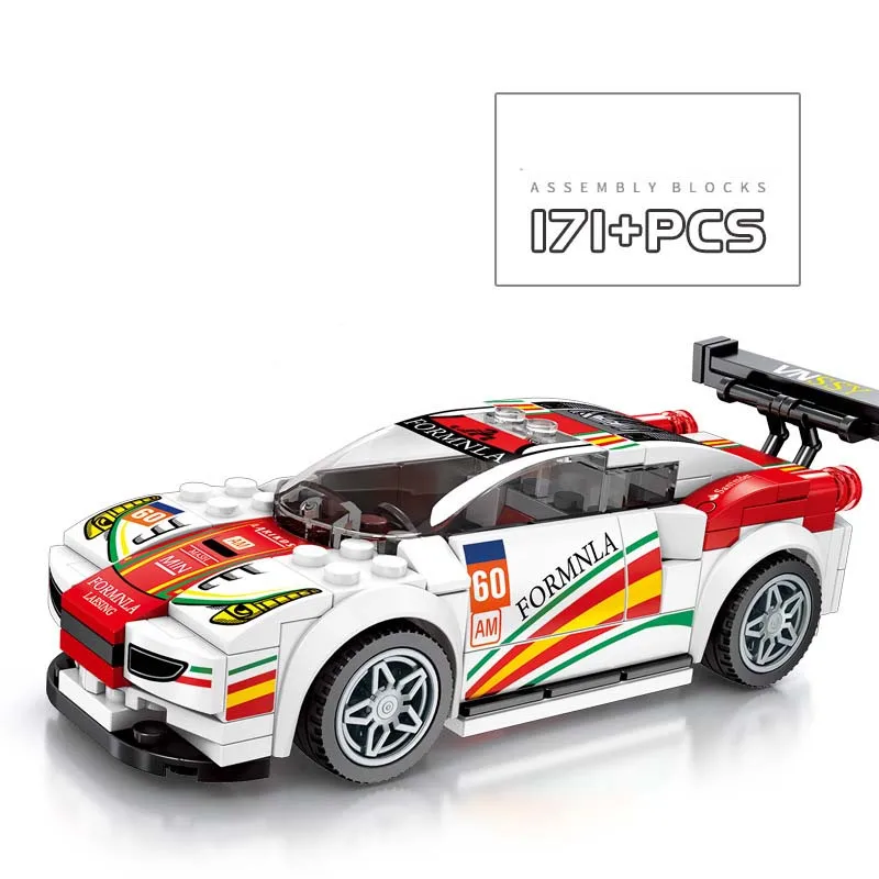 

Newest Racing Car Speed champion Compatible with Legoing Technic Supercar Model Building Blocks Bricks Toys For Boy Kids Gifts