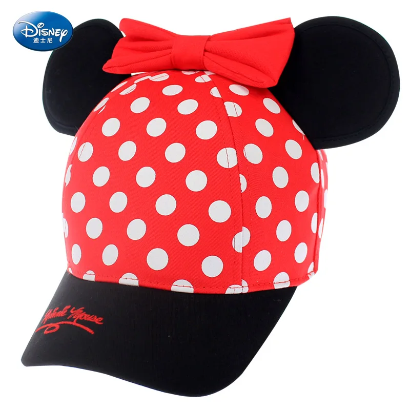 Disney детская шапка Микки Маус модная мультяшная уличная одежда хлопковая