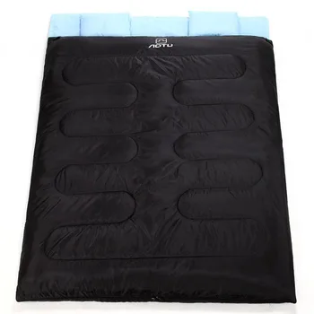 

AOTU Huge 2 Person Double Sleeping Bag 23F/-5C Camping Hiking 86" x 60" + 2 Pillows New
