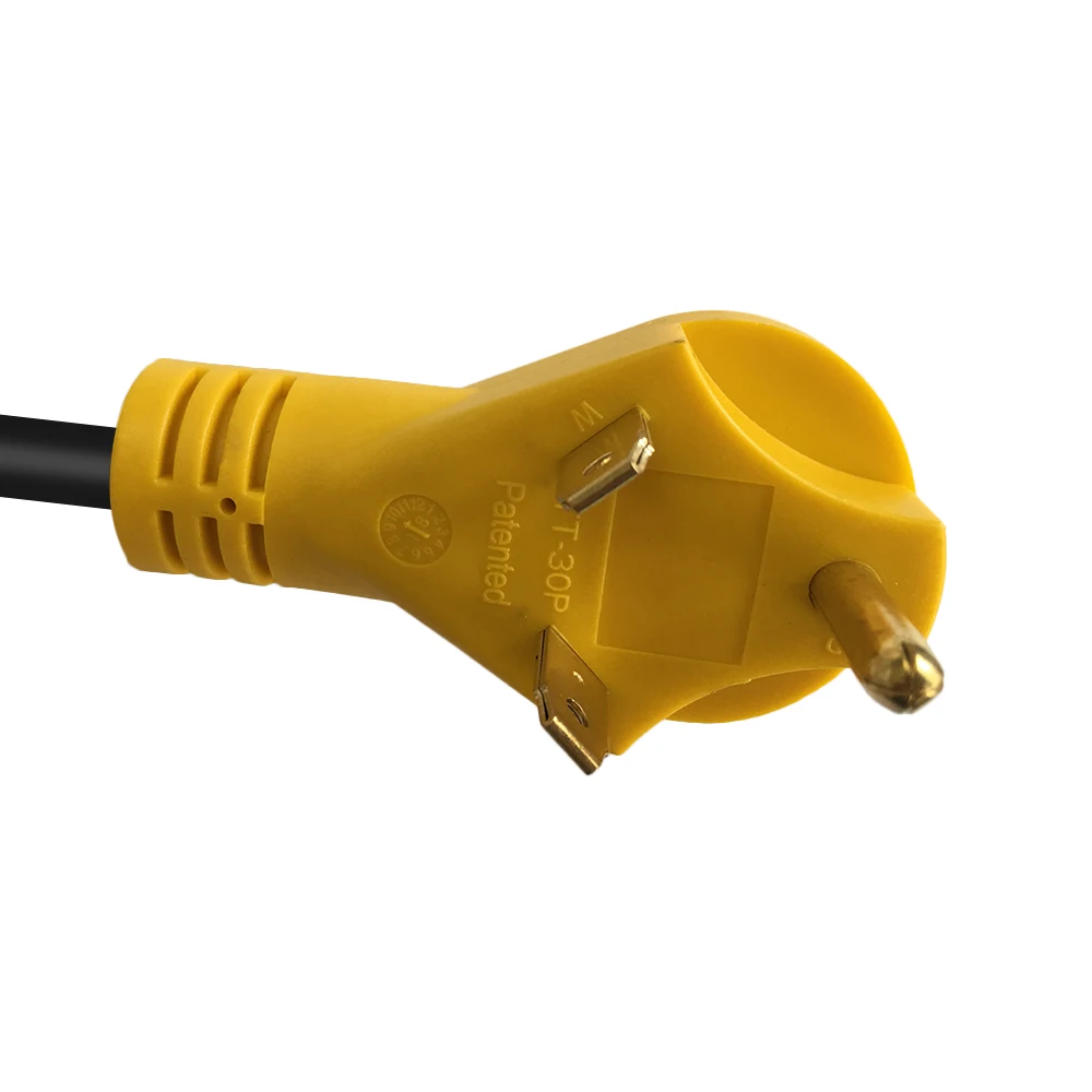 KKmoon Electrical Converter Adapter Cord Cable 50A Male to 30A Female Ergonomic Grip Handle for RV Camper Trailer