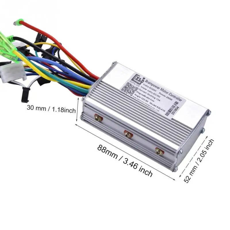 Best 24V 250W Dual Mode Brushless Electirc Bicycle Controller E-Bike Electric Bike Scooter Motor Speed Controller Box 4