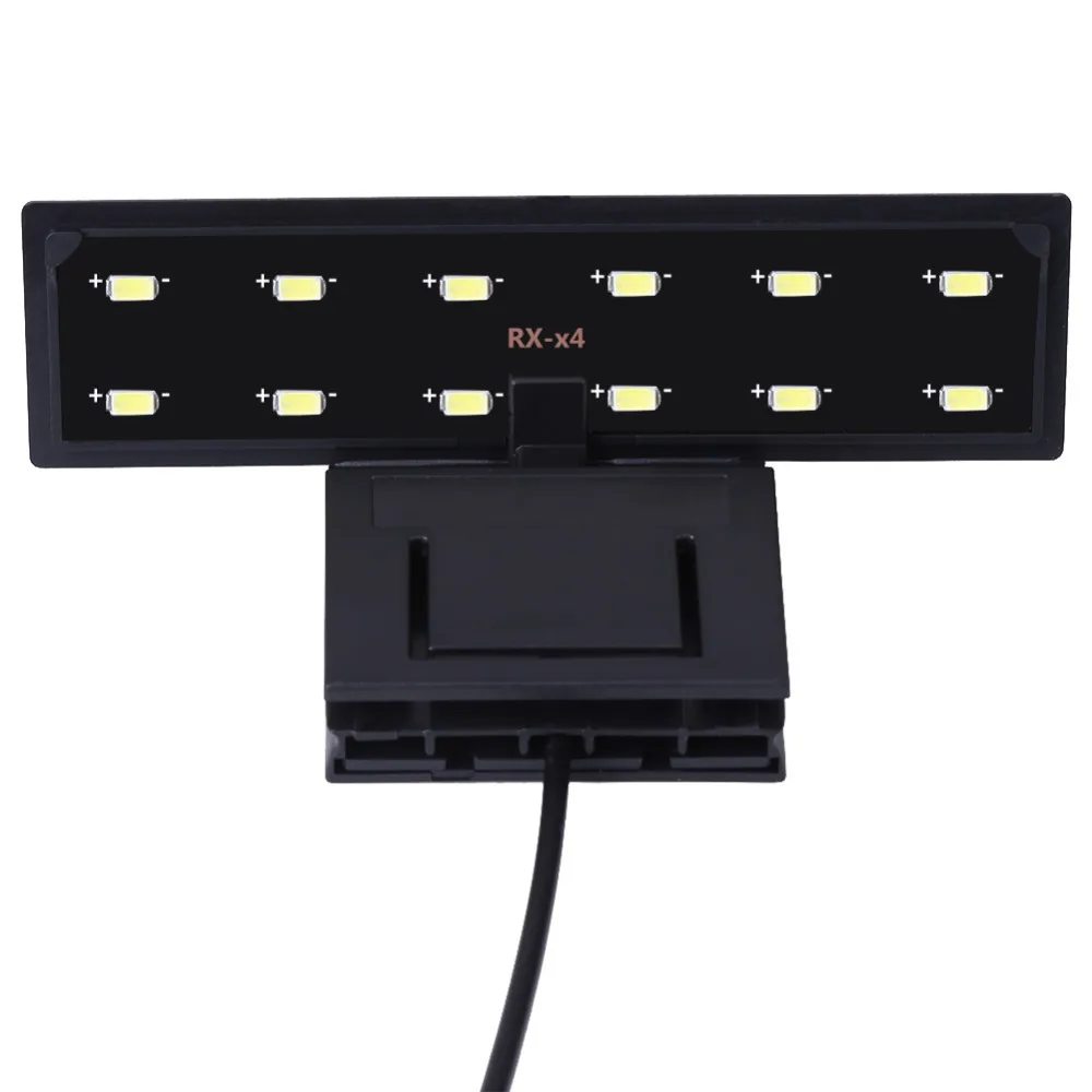 

220V Aquarium Led Lighting Waterproof Clip-on 15W LED Aquarium Light Plants Grow White Color Lighting
