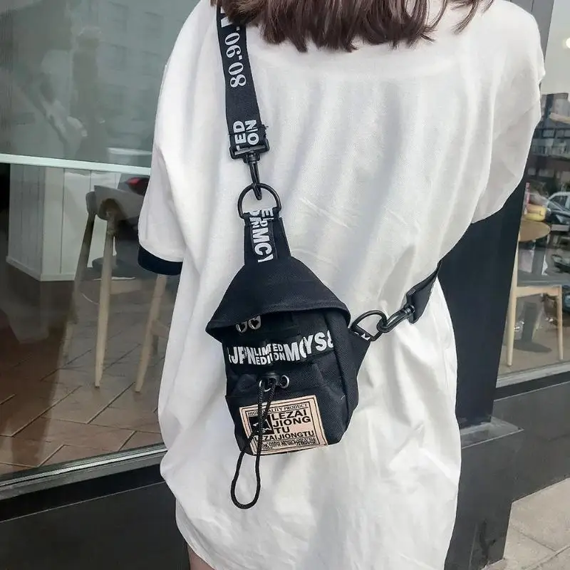 Harajuku Teenage Girls Shoulder Bag Fashion Girls Hip Hop Waist Fanny