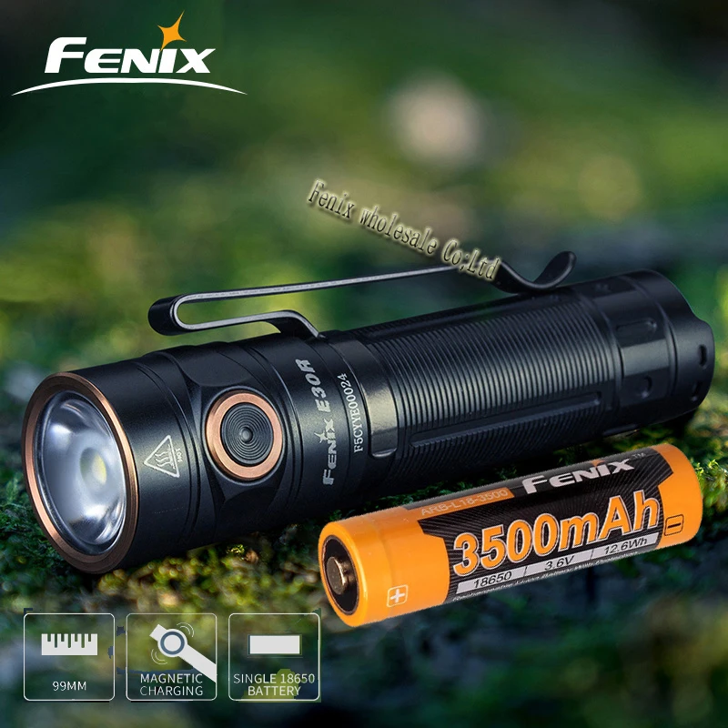 

Fenix E30R magnetic charging flashlight have 3500mah battery