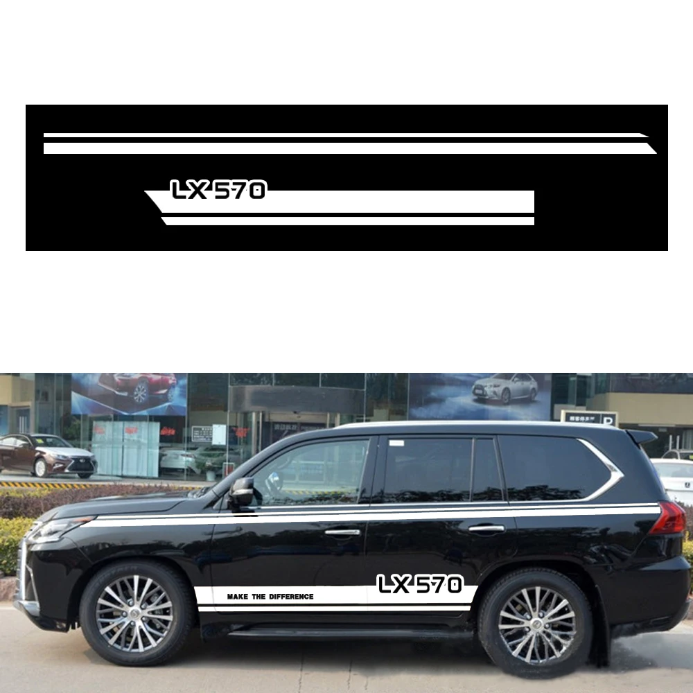 Наклейки сделай сам на заказ для кузова автомобиля Lexus LX570 двухсторонняя наклейка
