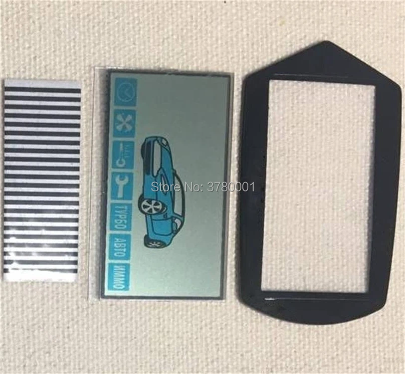 

2019 New A91 LCD display flexible cable + A91 keychain Key Cover for Starline A91 remote controller display with Zebra Stripes