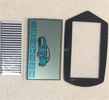 

2019 New A91 LCD display flexible cable + A91 keychain Key Cover for Starline A91 remote controller display with Zebra Stripes