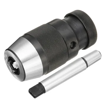 

Drill Chuck for CNC Lathe Turning Tool Keyless 1/32"-1/2" with 2MT MT2 Shank JT33 Arbor for Milling Cutter Drill Chuck Shank Kit