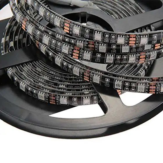 RGB Лента светодиодная водонепроницаемая 5 м 5050 SMD 300|Светодиодные лампы и трубки| |