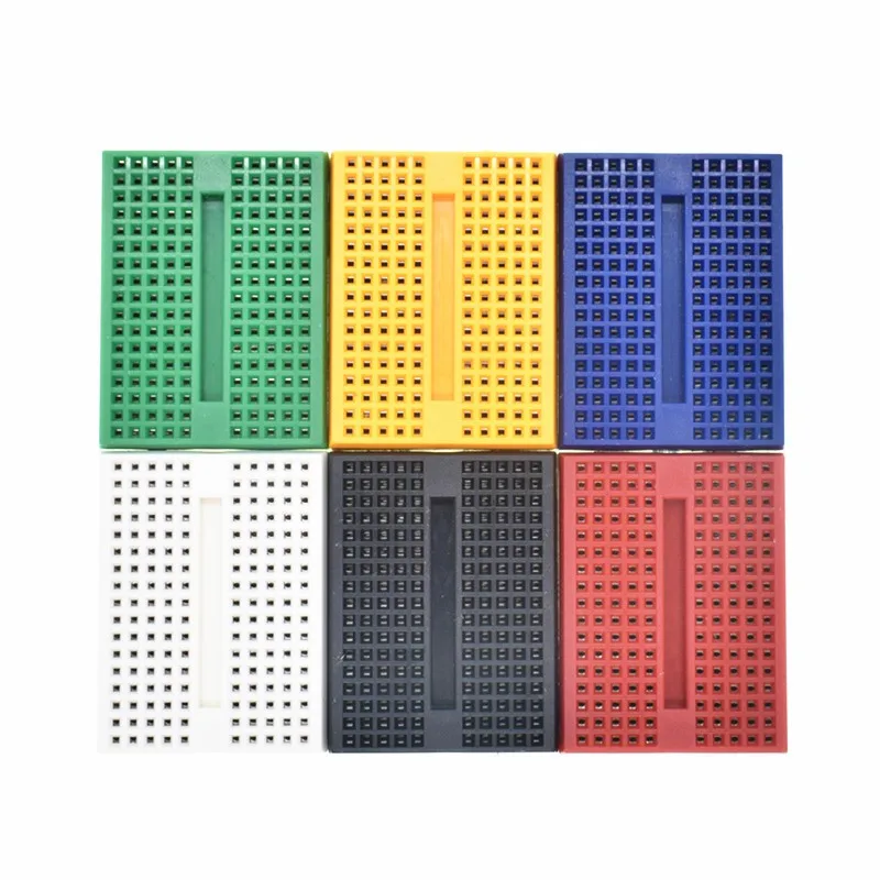 

SYB-170 Mini Solderless Breadboard Prototype Experiment Test Protoboard 170 Tie-Points Bread Board For Arduino Shield 6 Colors