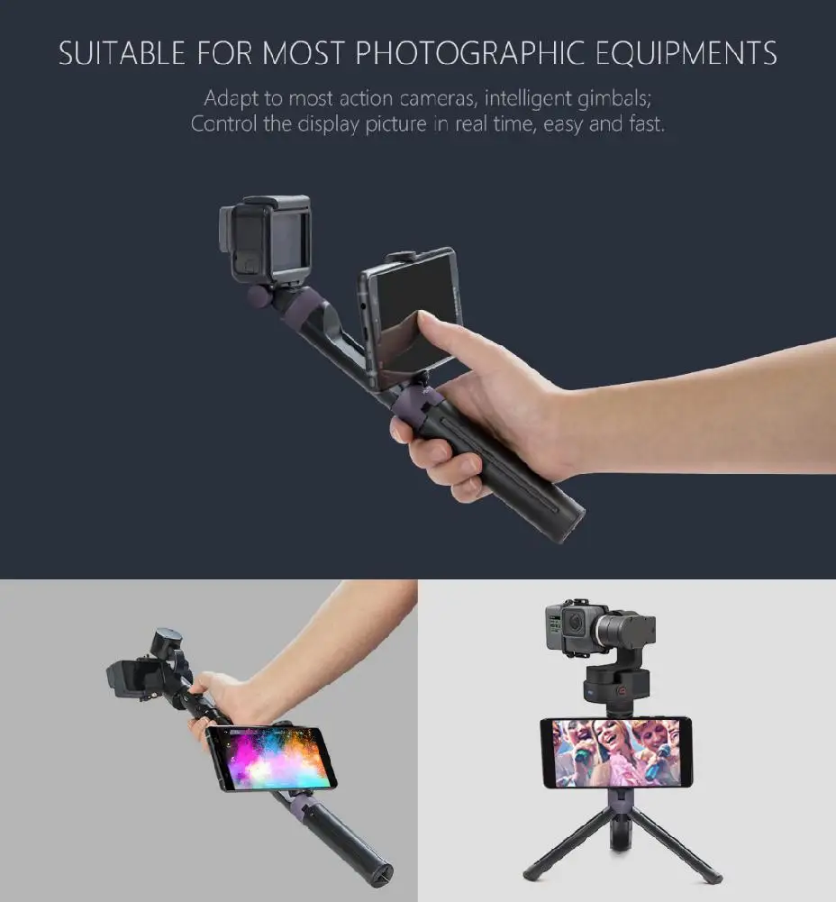 

PGYTECH Hand Grip & Tripod for Action Camera for OSMO POCKET Gopro Hero 6 5 4 Xiaomi Yi Camera Accessories