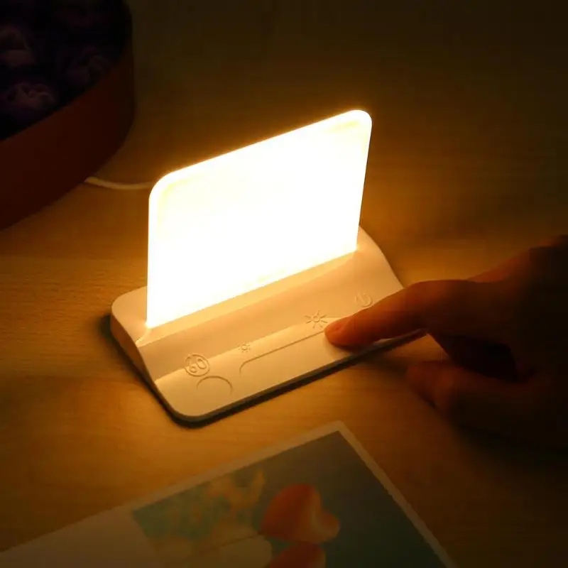 USB Plug Touch Stepless Dimming Night Light Bedroom Bedside Timer Lamp