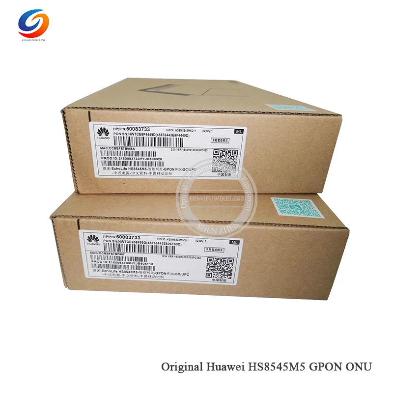 20 шт. HW Оригинал HS8545M5 GPON ONU 1GE + 3FE 1 голос usb WIFI Внешняя антенна такая же как F623 v6.0 от