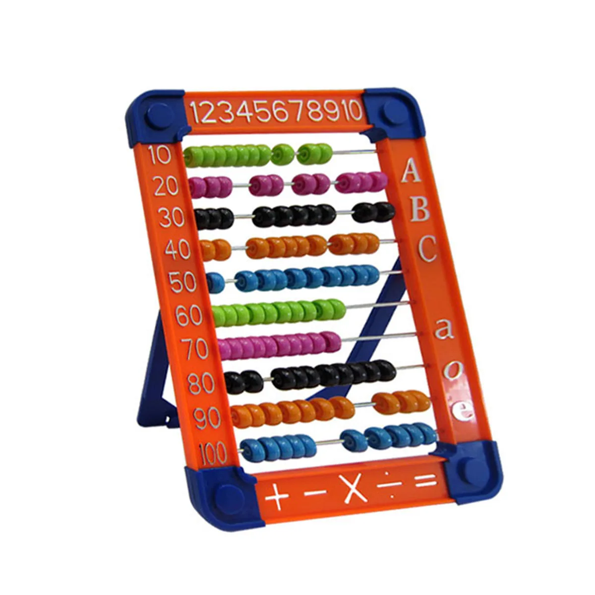 Детские пластиковые игрушечные счеты маленький калькулятор ручной работы Обучающие Детские счетные бусины обучающая игрушка для раннего обучения