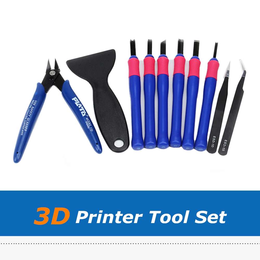 10 قطعة/المجموعة 3D طابعة أجزاء إصلاح سكين ملاقط المجرف المقص أدوات عدة مجموعة ل 3D المطبوعة نموذج تهذيب حواف نظيفة- يصل 10 قطعة/المجموعة 3D طابعة أجزاء إصلاح سكين ملاقط المجرف المقص أدوات عدة مجموعة ل 3D المطبوعة نموذج تهذيب حواف نظيفة- يصل
