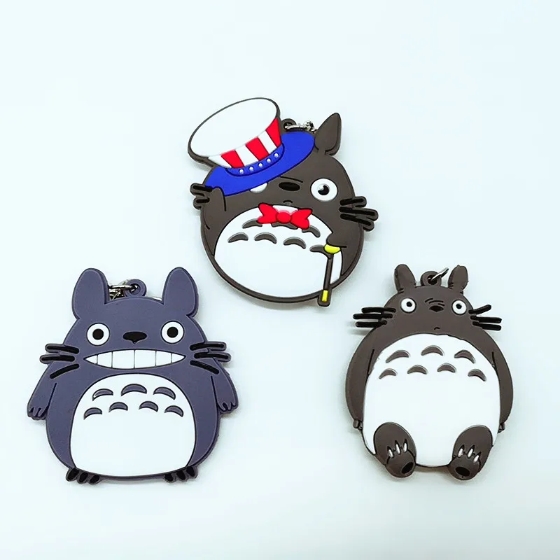 Miyazaki Hayao Totoro аниме мультфильм брелок ПВХ Косплей Животные Смешные Милые подарки