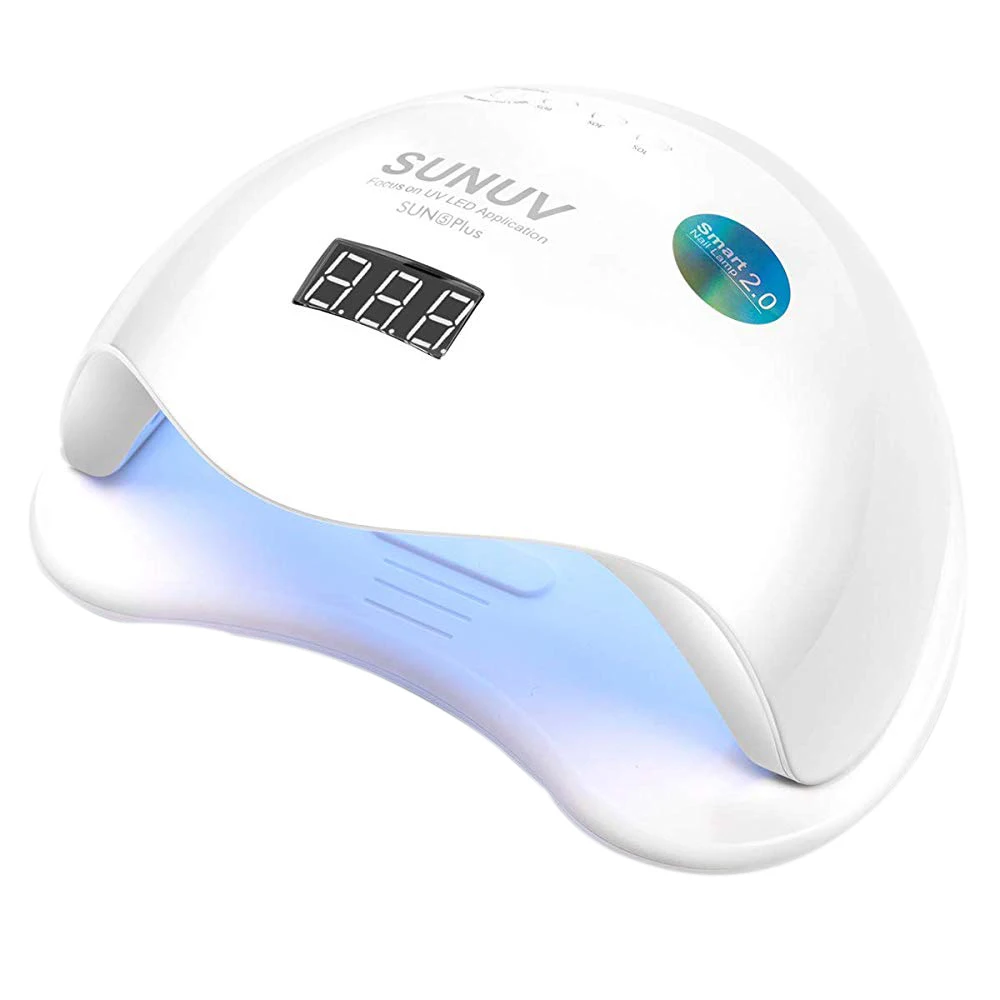 

SUNUV LED Nail Lamp Light Dryer for Gel Nail Polish Curing Professional Big Size for Salon SUN5plus 48W(EU Plug)