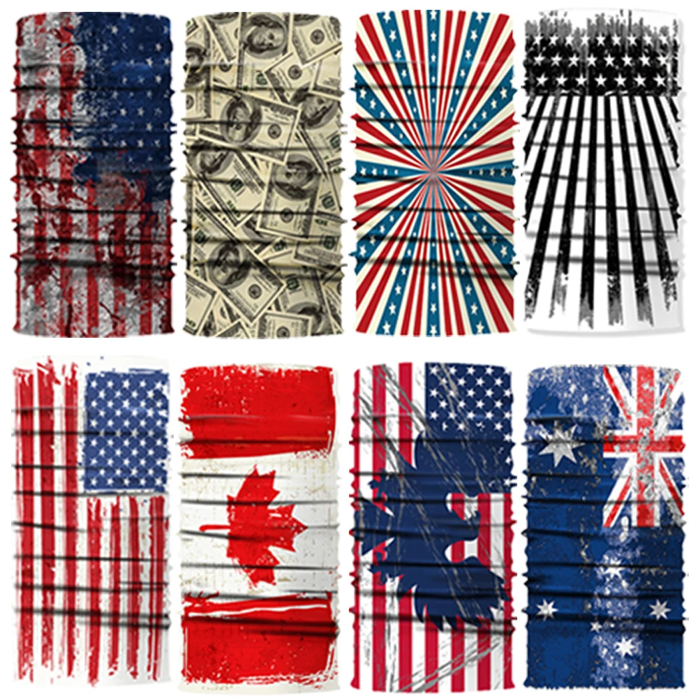 

Motorcycle Balaclava Face Mask National Flag Multi-functional Headwear Scarf Neck Headband Face Shield Mask Cycling Neck Gaiter