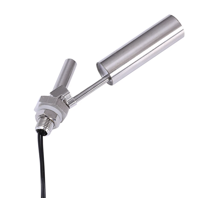 2Pcs High Temperature Resistant Acid And Alkali Floating Ball Switch Stainless Steel Float Level Liquid Level Floating Sensor