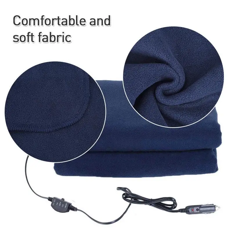 12v Car Heating Blanket Travel Heating Blanket 3 Levels Position Control Room Car