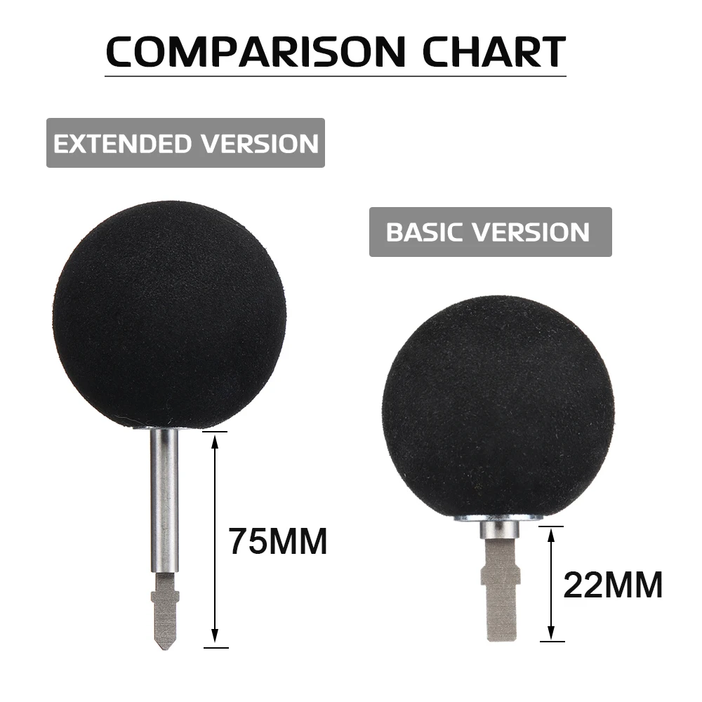 Tanie 6 sztuk 75mm mięśni masaż relaksacyjny pistolet załączniki do Booster Worx 540 Ryobi Makita Jigsaw typ elektryczne masażery