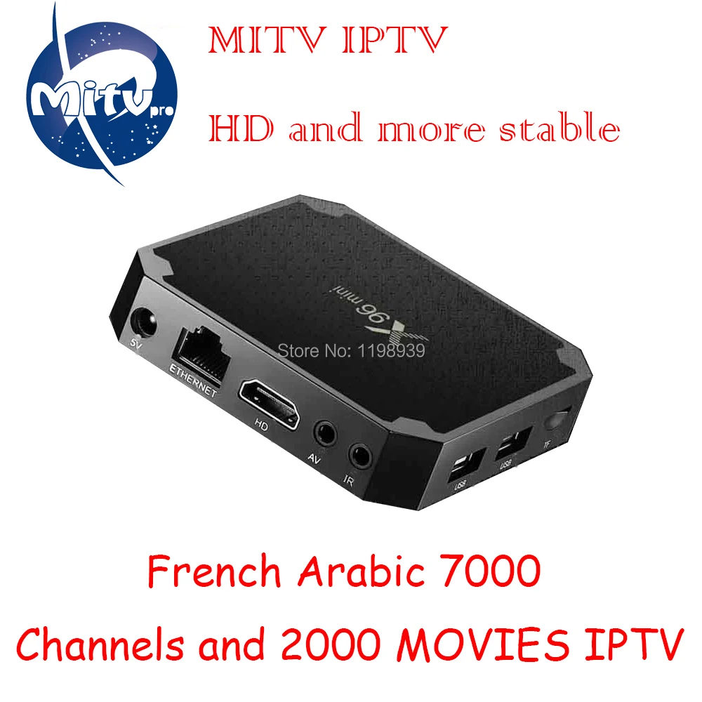 

Android tv box x96 mini Iptv subscription neopro French Arabic Europe Spanish Italian Iptv code adults xxx free test