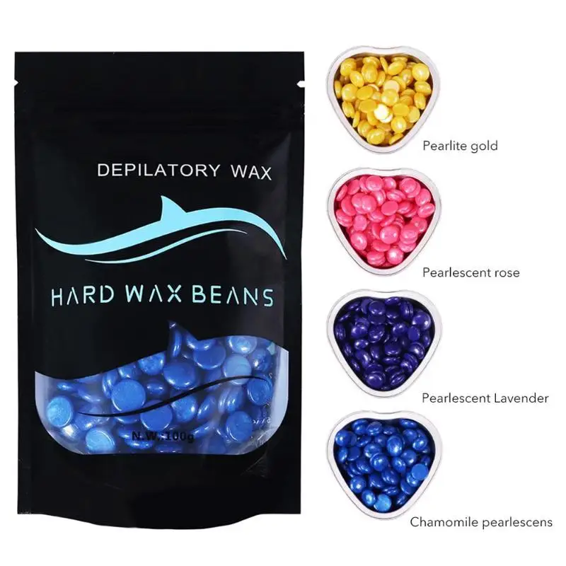 

100g/bag Quick Depilatory Wax Beans Waxing Bikini Hair Removal Bean Depilatory Wax Body Face Bikini Hair Removal Dropshipping