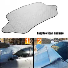 Автомобиль Универсальный круглый год переднее окно солнцезащитный козырек лобовое стекло Защита от снега крышка авто аксессуары