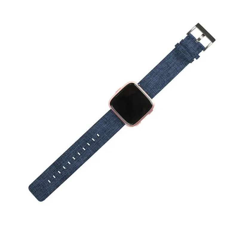 Новый холщовый ремешок для часов Ремешок с коннектор креплением Fitbit Versa