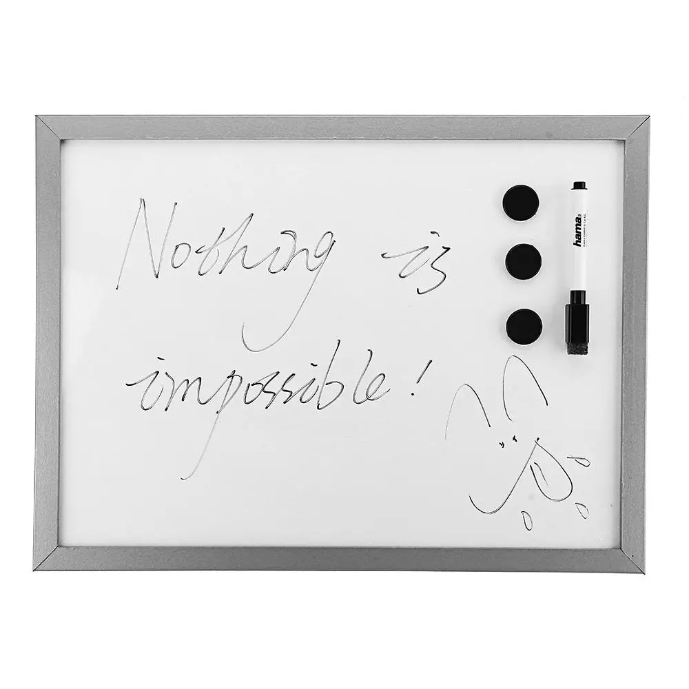 

35 x 40cm Magnetic Writing Drawing Board Whiteboard WIth Writing Pen For Office School Students Gift