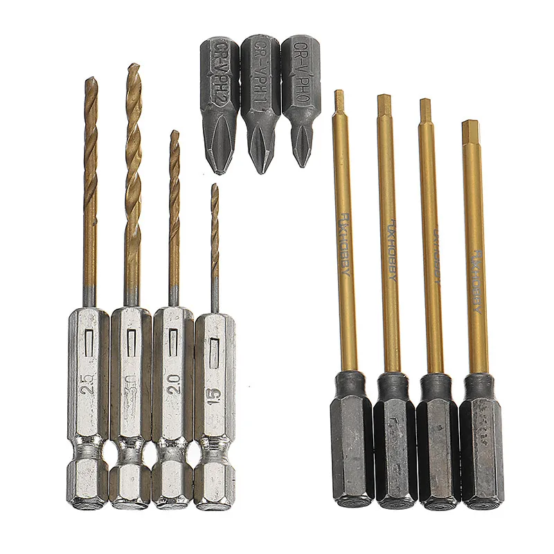 

Original RJX 11pcs Multi-purpose Precision Screwdriver Repair Tools for RC Models Multi Rotor Racing Racer Drone DIY Spare Parts