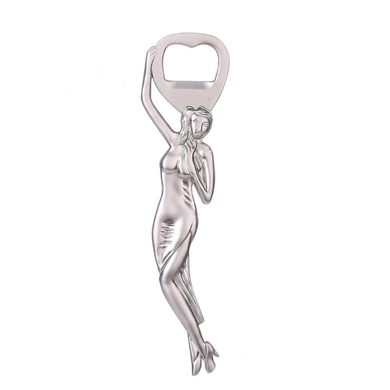 

New Coming Dancing Girl Embossed Bottle Opener Zinc Alloy Beer Drink Opener Open Supply For Bar Kitchen