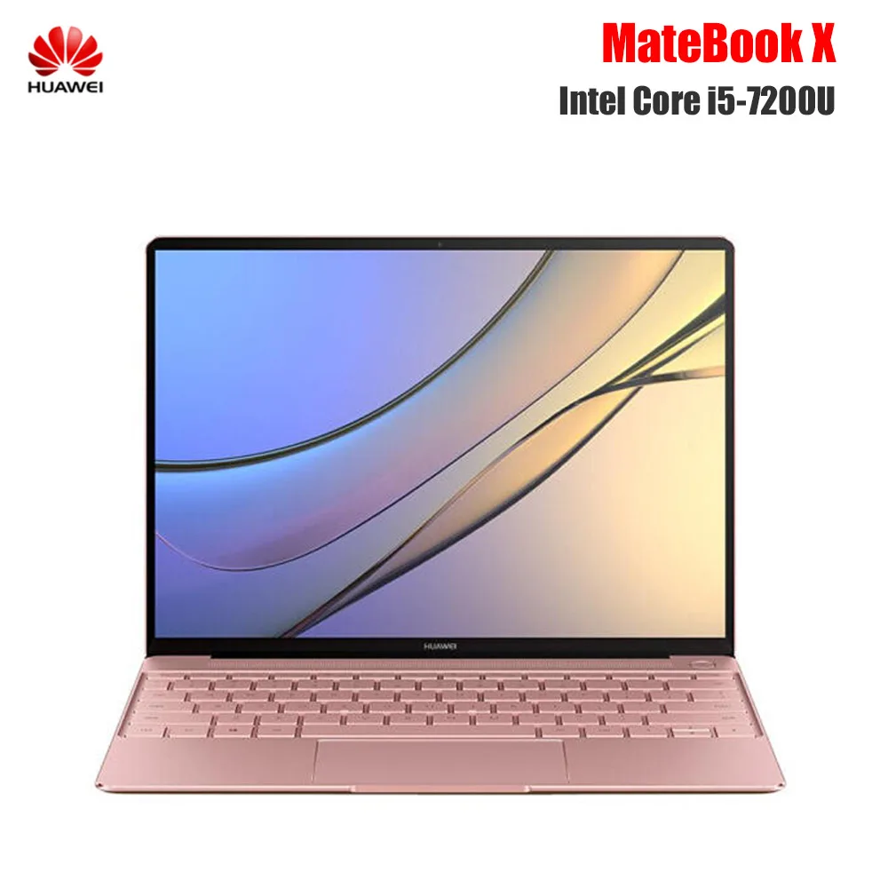 Huawei MateBook X Тетрадь 13,0 дюймов Intel Core I5-7200U 4 ГБ 256 ГБ SSD компьютер Windows 10 ips отпечатков пальцев ультра тонкий ноутбук