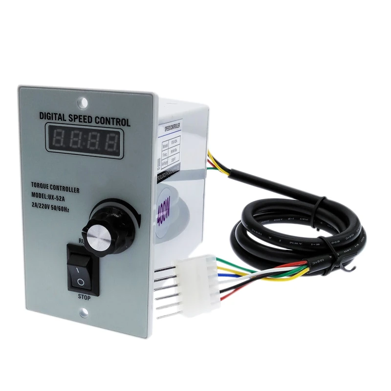 

Digital Display Us-52 400W Ux-52 220Ac Speed Motor Controller Regulated Speed Forword Backword Controller