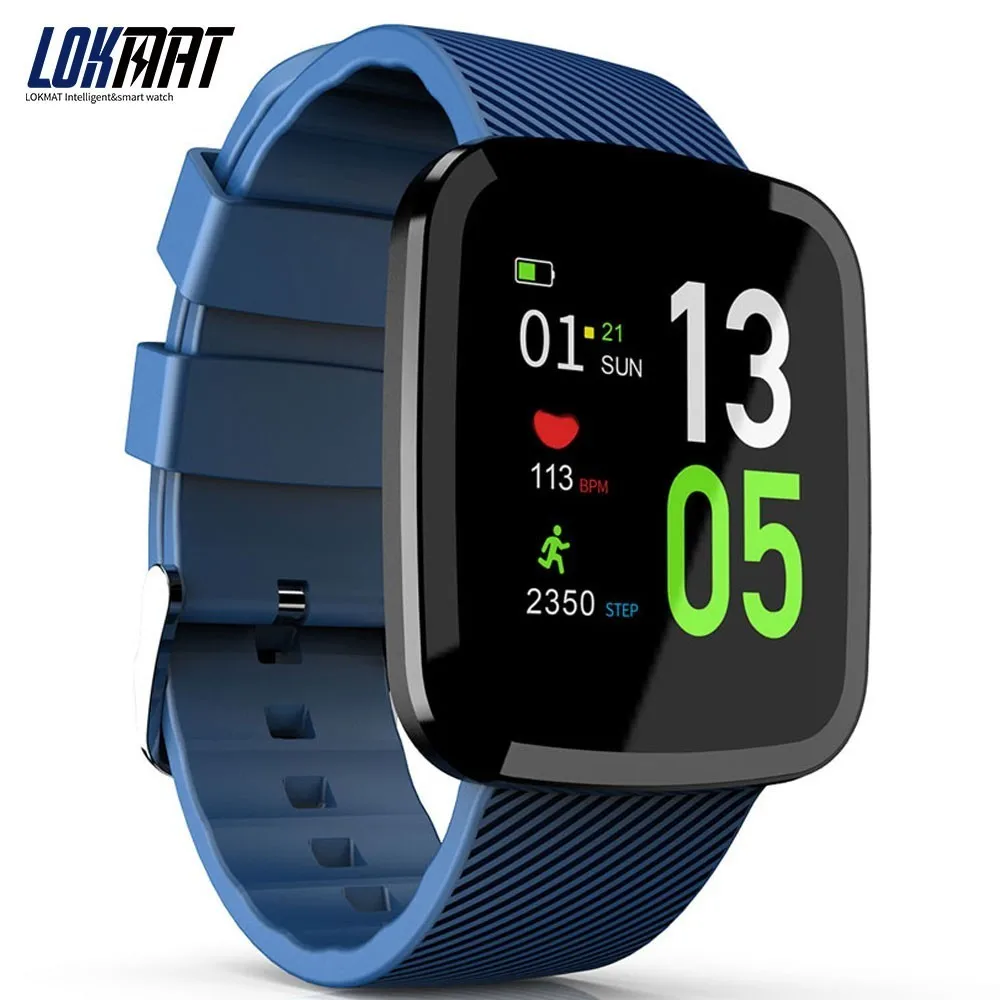 

LOKMAT Smartband heart rate monitor fitness bracelet activity tracker Smart Wristband for ios Android