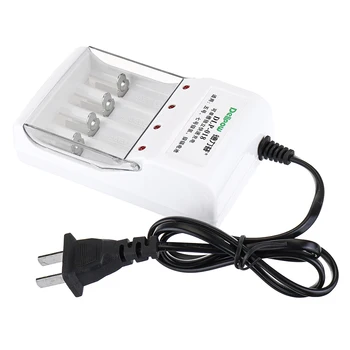 

LEORY Delipow 4 Slots AC 220V 1300mah Battery Charger with 4Pcs Rechargeable 1.2V AA Lipo Battery