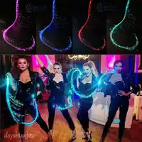 Kreative Dance Licht Optic Kabel Licht Peitsche für Party Zeigen Club Bühne Leistung Sensorischen Lampe 360 Grad Drehen Batterie Powered
