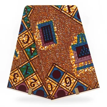 

2019 Ankara hot Wax Veritable African Veritable Real Dutch Wax Veritable Wax Veritable For Nigerian Patchwork Sewing! 6yard