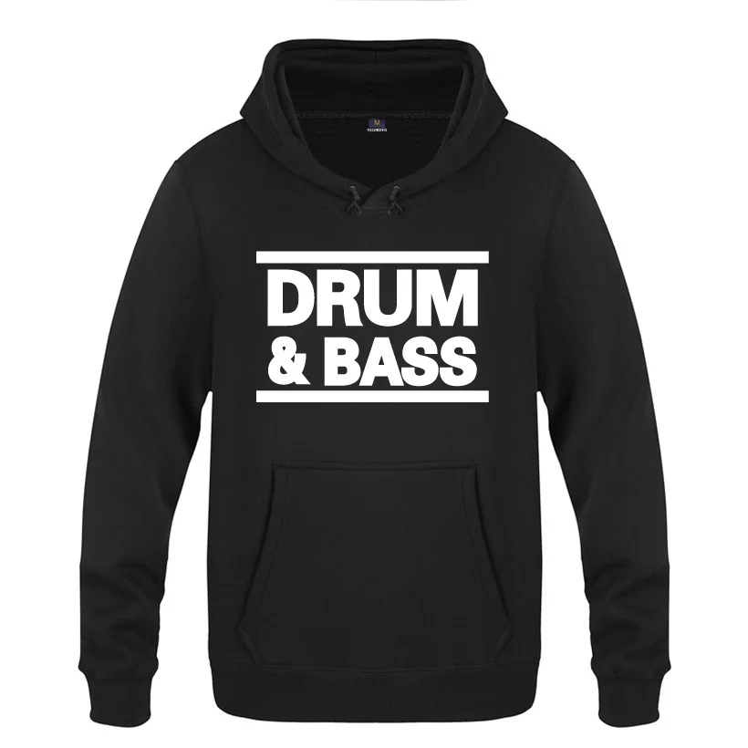 DRUM N BASS DNB RUN DMC толстовки для любителей музыки мужские 2018 флисовый пуловер с