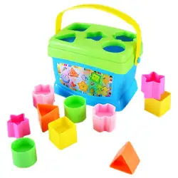 JOLLYBABY просвещение пластиковые строительные блоки форма соответствующие детские игрушки детские развивающие игрушки