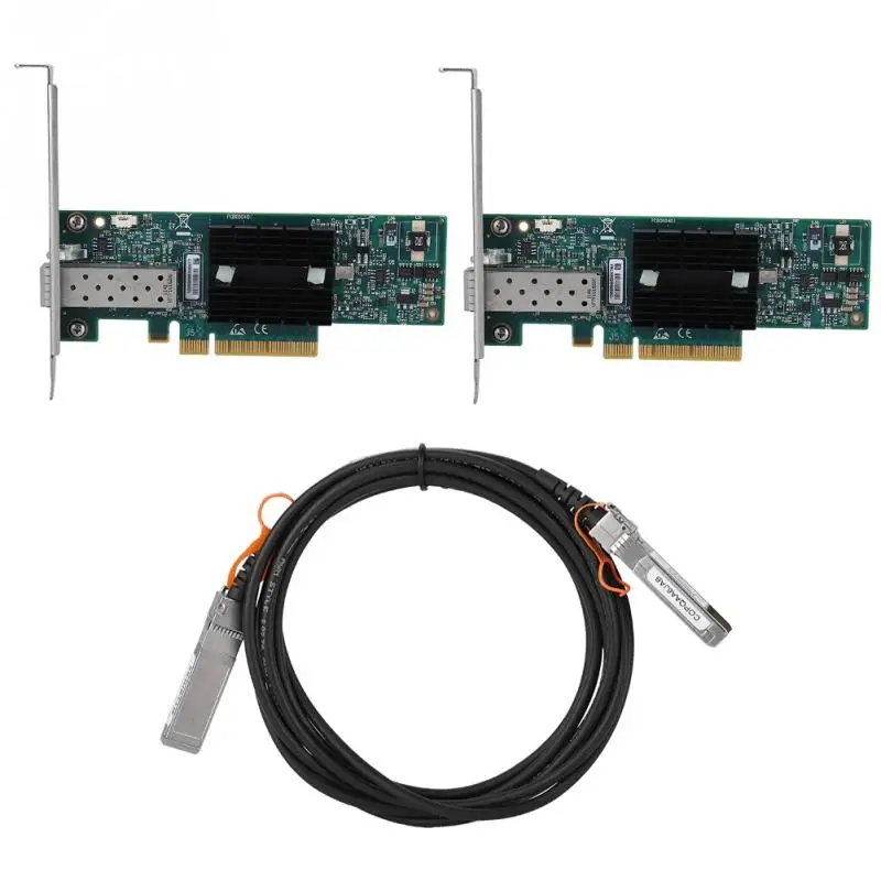 

10GB Mellanox Network Suite Kit Single-port Ethernet Card for MNPA19-XT SFP + Connection Cable